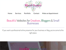 Tablet Screenshot of kismet-designs.com